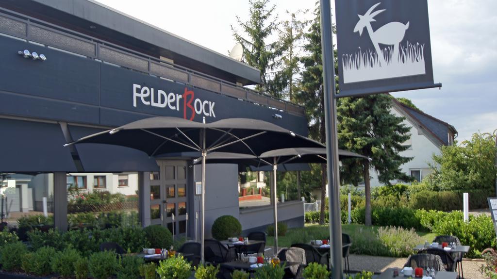 Hotel Restaurant Felderbock Nußloch Exterior foto